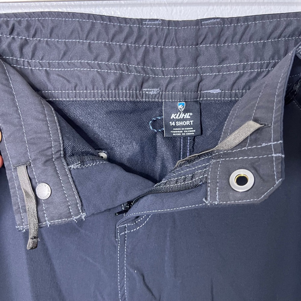 Kuhl Raid Womens Dark Gray Cinchable Leg Hiking Pants Size 14 Short Outdoor - Picture 4 of 8